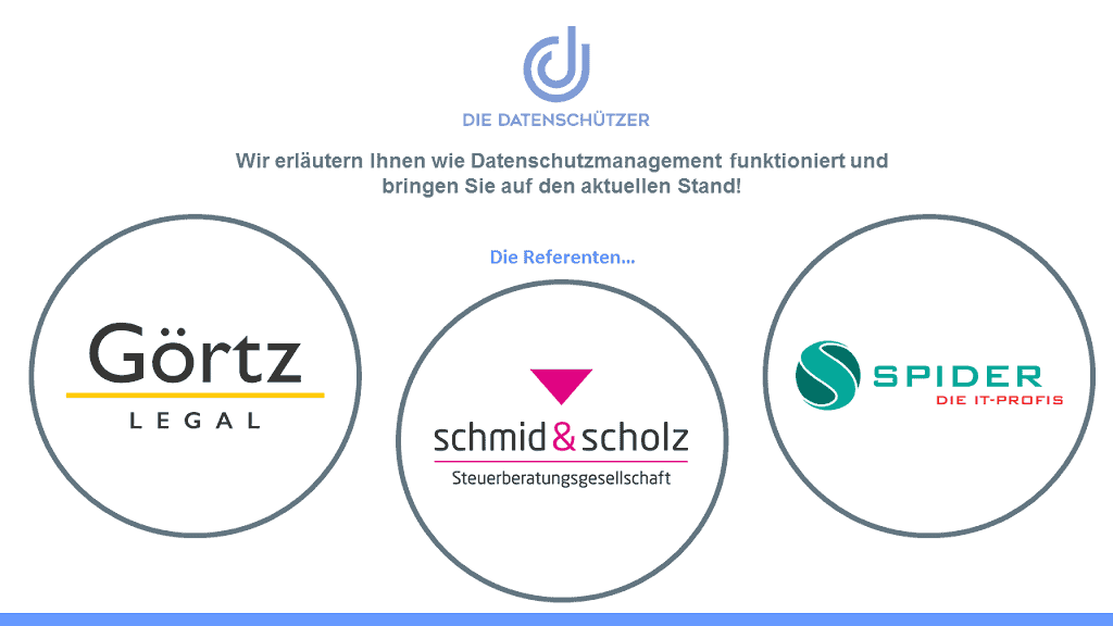 Zusatztermin: Wie steht es um Ihr Datenschutzmanagement in Ihrer Firma? Antworten erhalten Sie in unserem Workshop…